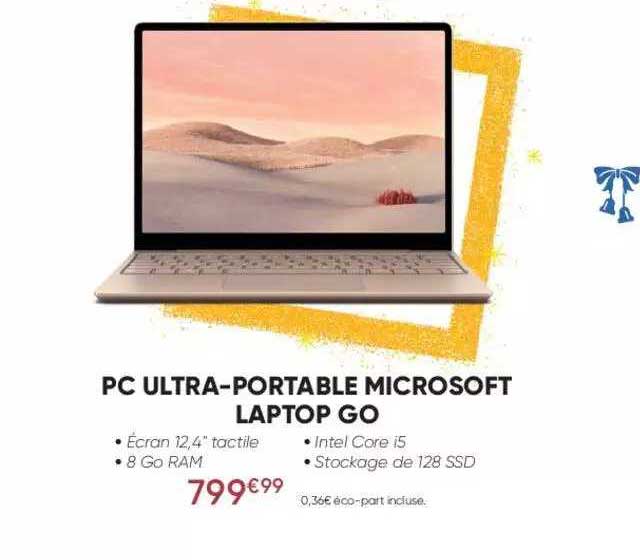 pc ultra-portable microsoft laptop go