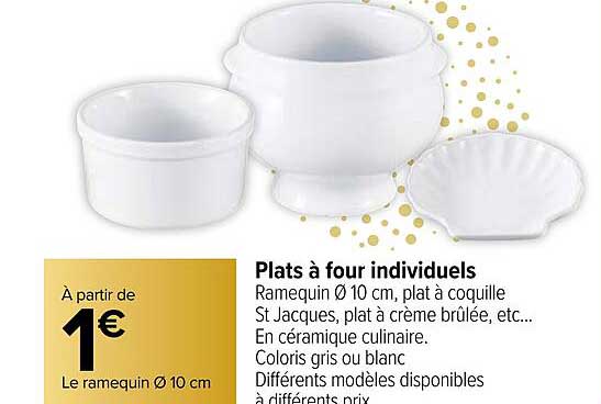 Plats à Four Individuels