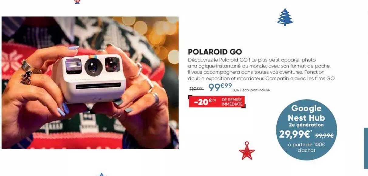 polaroid go, google nest hub