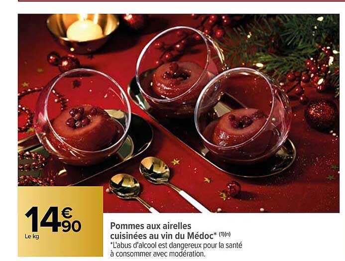 Pommes Aux Airelles Cuisinées Au Vin Du Médoc