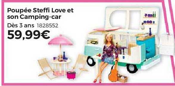 poupée steffi love et son camping-car