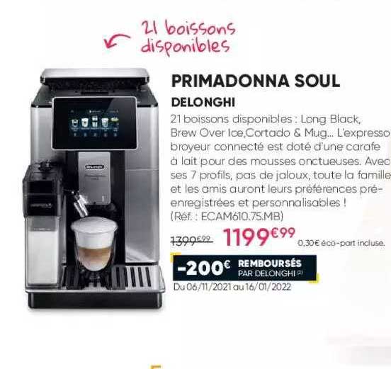primadonna soul delonghi