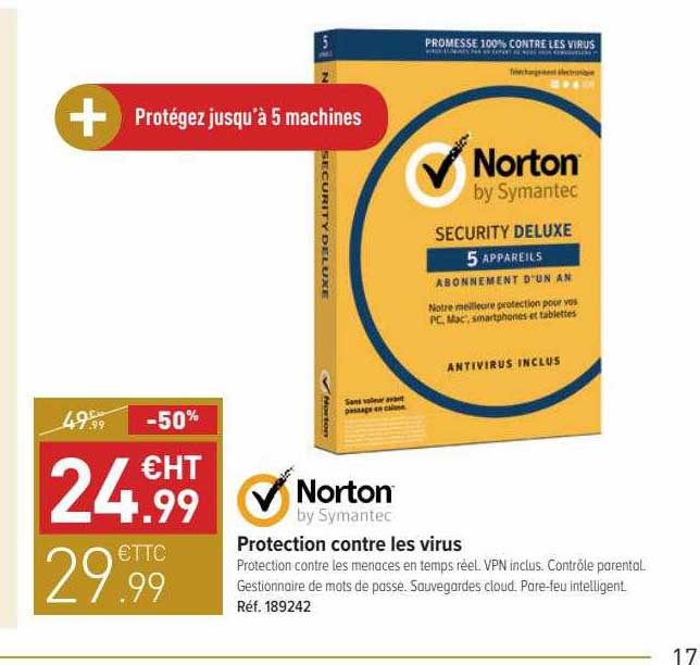 protection contre les virus norton