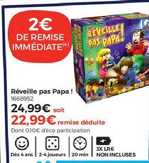 réveille pas papa !