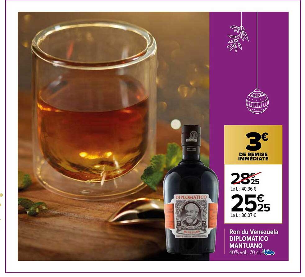 ron du venezuela diplomàtico mantuano