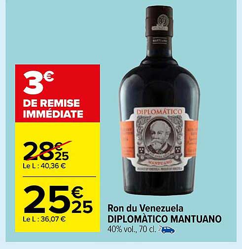 ron du venezuela diplomàtico mantuano