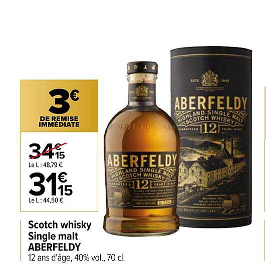 scotch whisky single malt aberfeldy