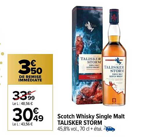 scotch whisky single malt talisker storm