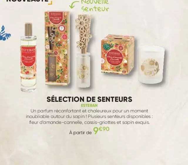 sélection de senteurs esteban