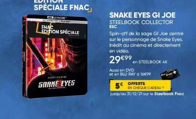 snake eyes gi joe - steelbook collector