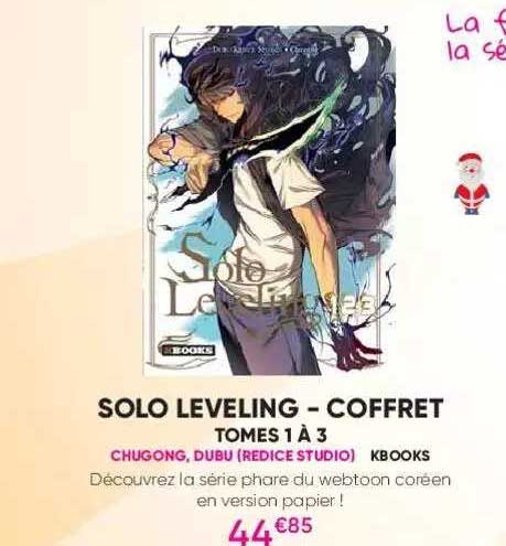 solo leveling - coffret tomes 1 à 3 chugong, dubu