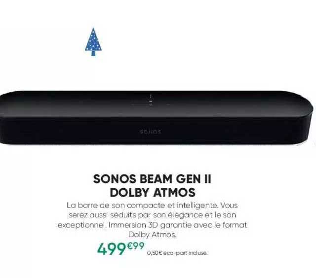 sonos beam gen II dolby atmos