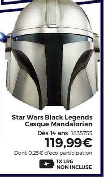 star wars black legends casque mandalorian