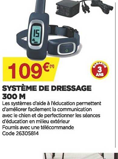 système de dressage 300 m