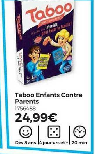taboo enfants contre parents