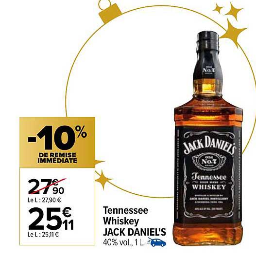 tennessee whiskey jack daniel's