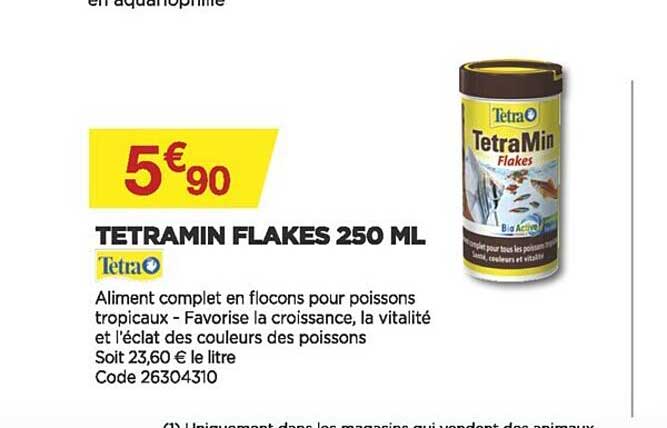 tetramin flakes 250 ml tetra