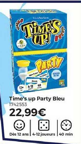 time's up party bleu
