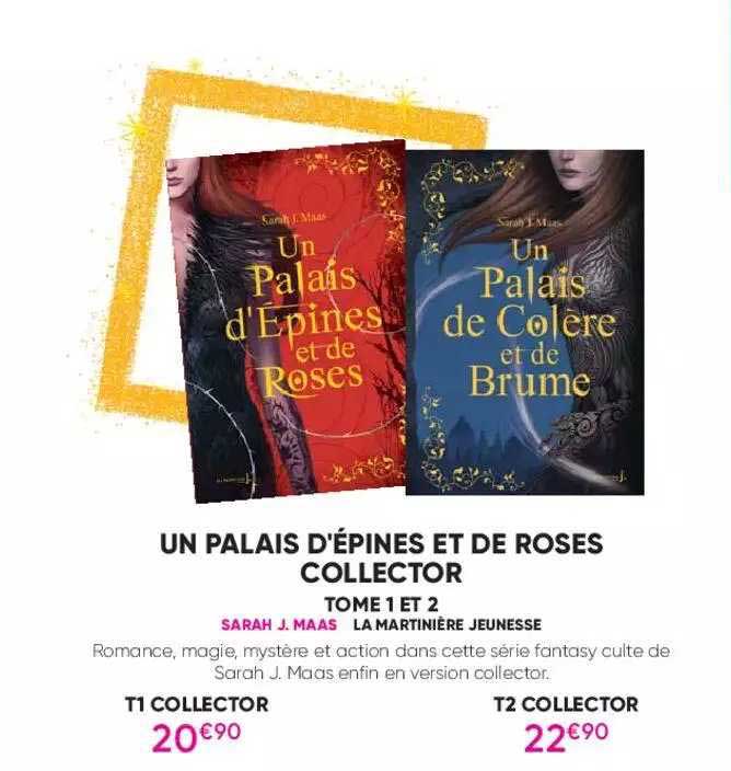 un palais d'épines et de roses collector - tome 1 et 2