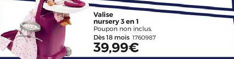 valise nursery 3 en 1