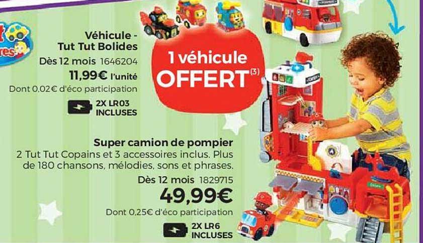 véhicule - tut tut bolides, super camion de pompier