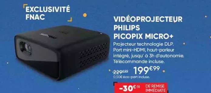 vidéoprojecteur philips picopix micro+