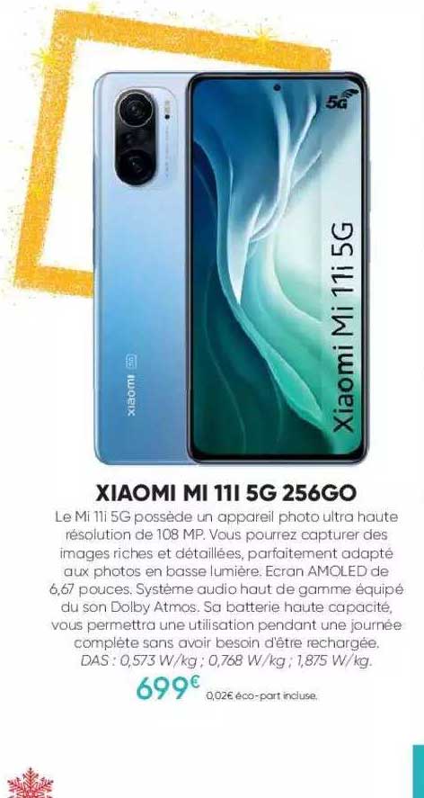 xiaomi mi 11i 5g 256go