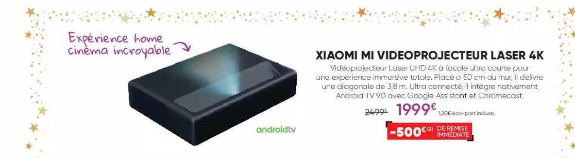 xiaomi mi videoprojecteur laser 4k