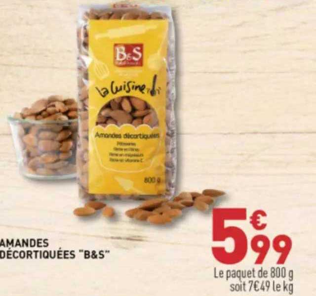 Amandes Décortiquées B&s