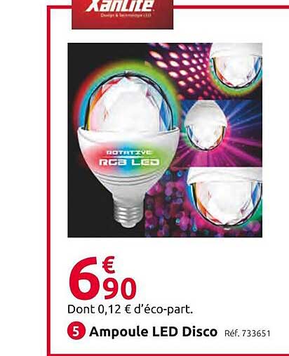 ampoule led disco