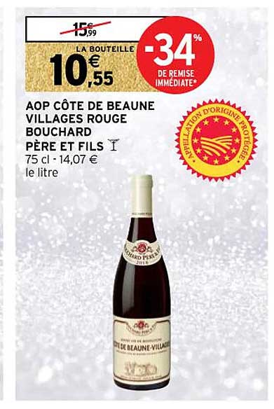 aop côte de beaune villages rouge bouchard père et fils