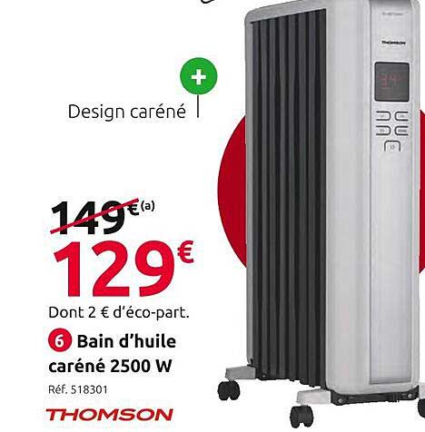 bain d'huile caréné 2500w