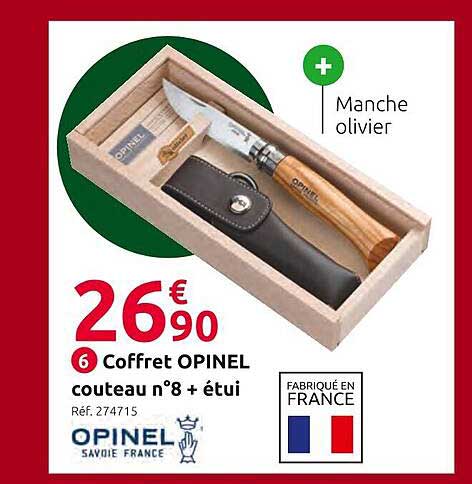 coffret opinel couteau n°8 opinel