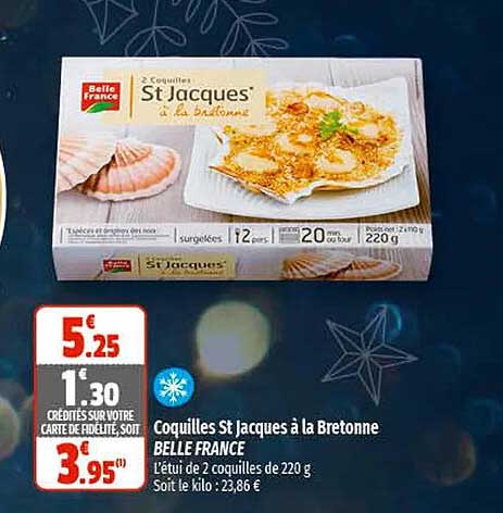 coquilles st jacques à la bretonne belle france