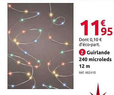 guirlande 240 microleds