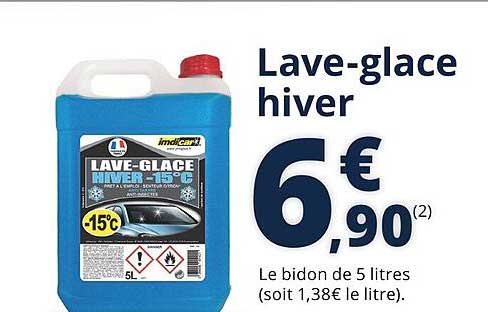 lave-glace hiver