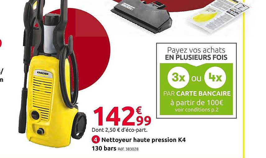 nettoyeur haute pression k4 130 bars kärcher