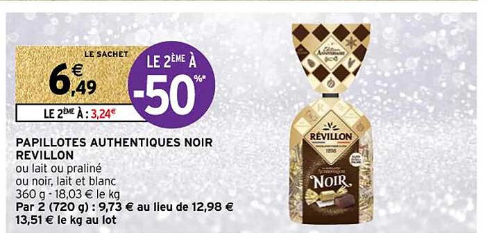 papillotes authentiques noir revillon