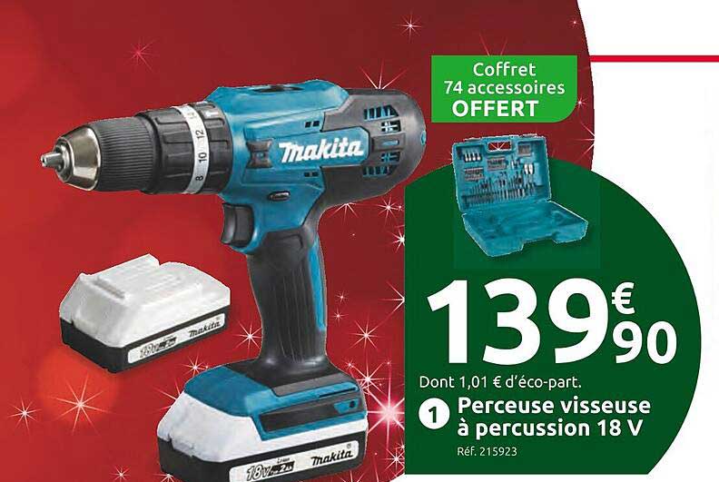 Perceuse Visseuse à Percussion 18v Makita