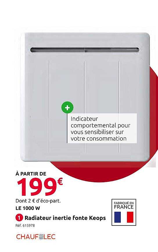 Radiateur Inertie Fonte Keops