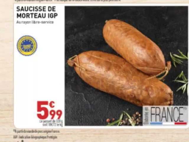 Saucisse De Morteau Igp