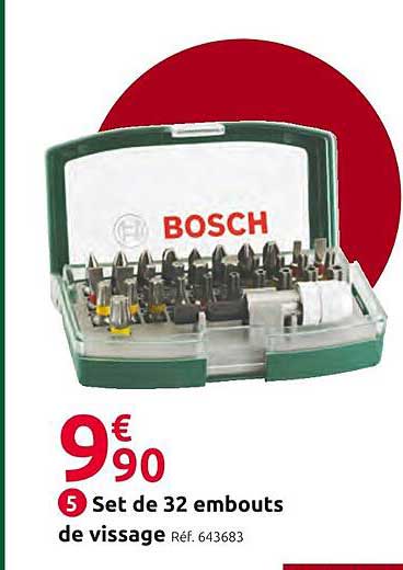 set de 32 embouts de vissage