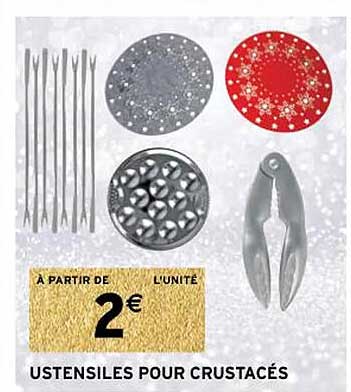 ustensiles pour crustacés