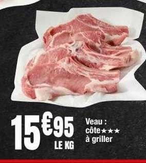 Veau : Côte à Griller