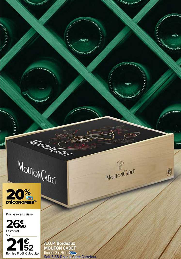 a.o.p. bordeaux mouton cadet