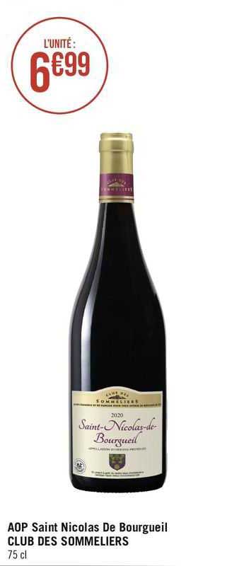 Aop Saint Nicolas De Bourgueil Club Des Sommeliers