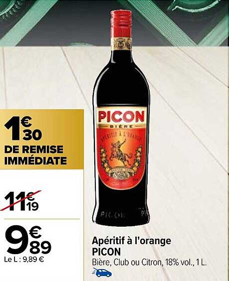 apéritif à l'orange picon