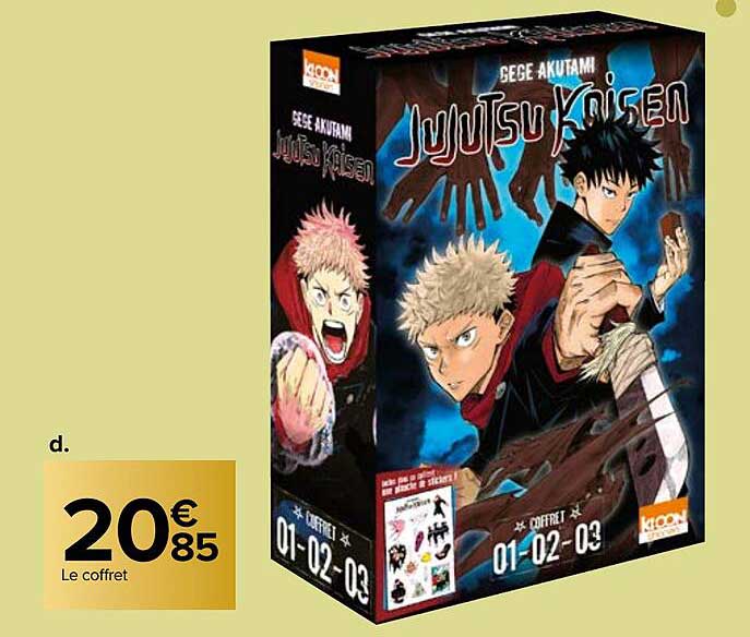le coffret jujutsu kaisen
