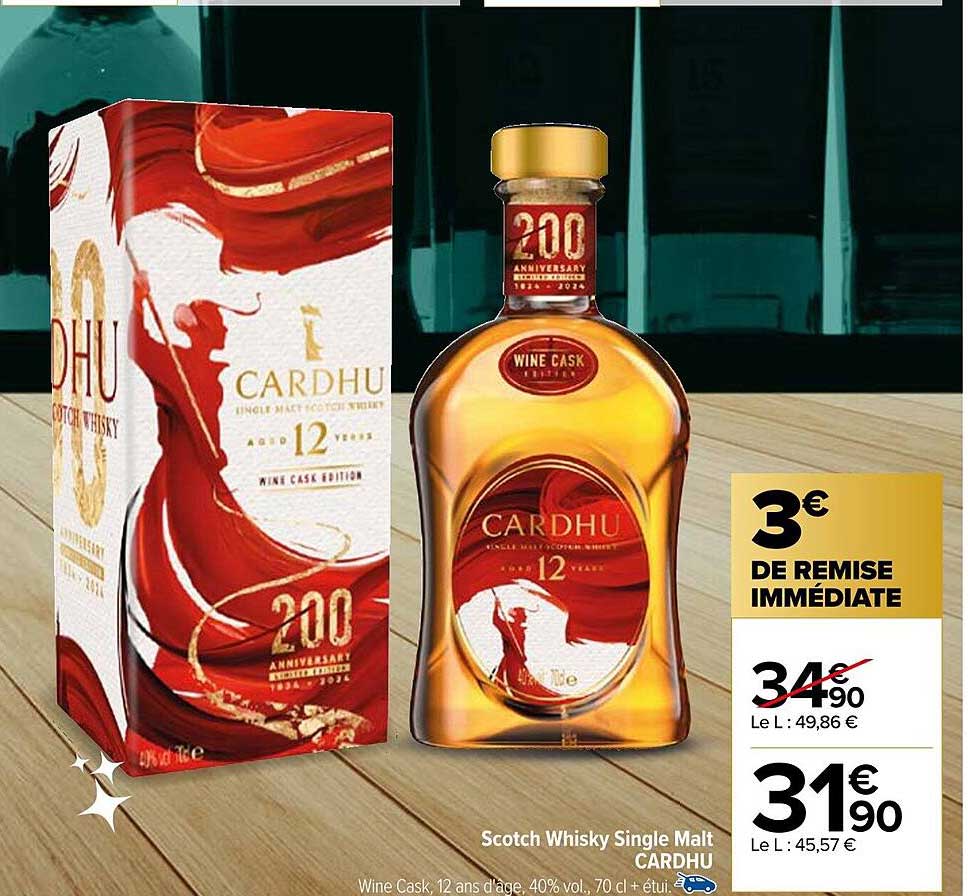 scotch whisky single malt cardhu