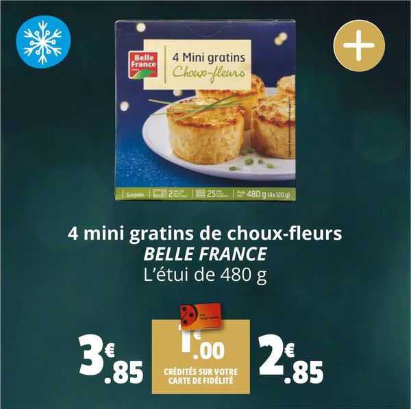 4 Mini Gratins De Choux-fleurs Belle France